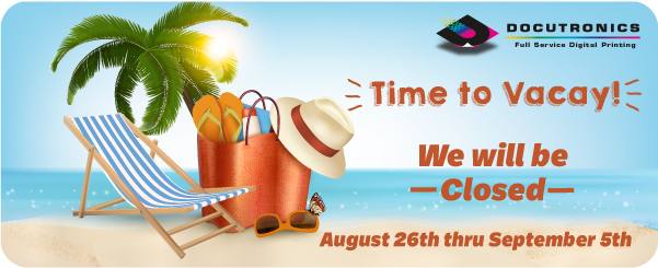 Vacation Announcement Graphic